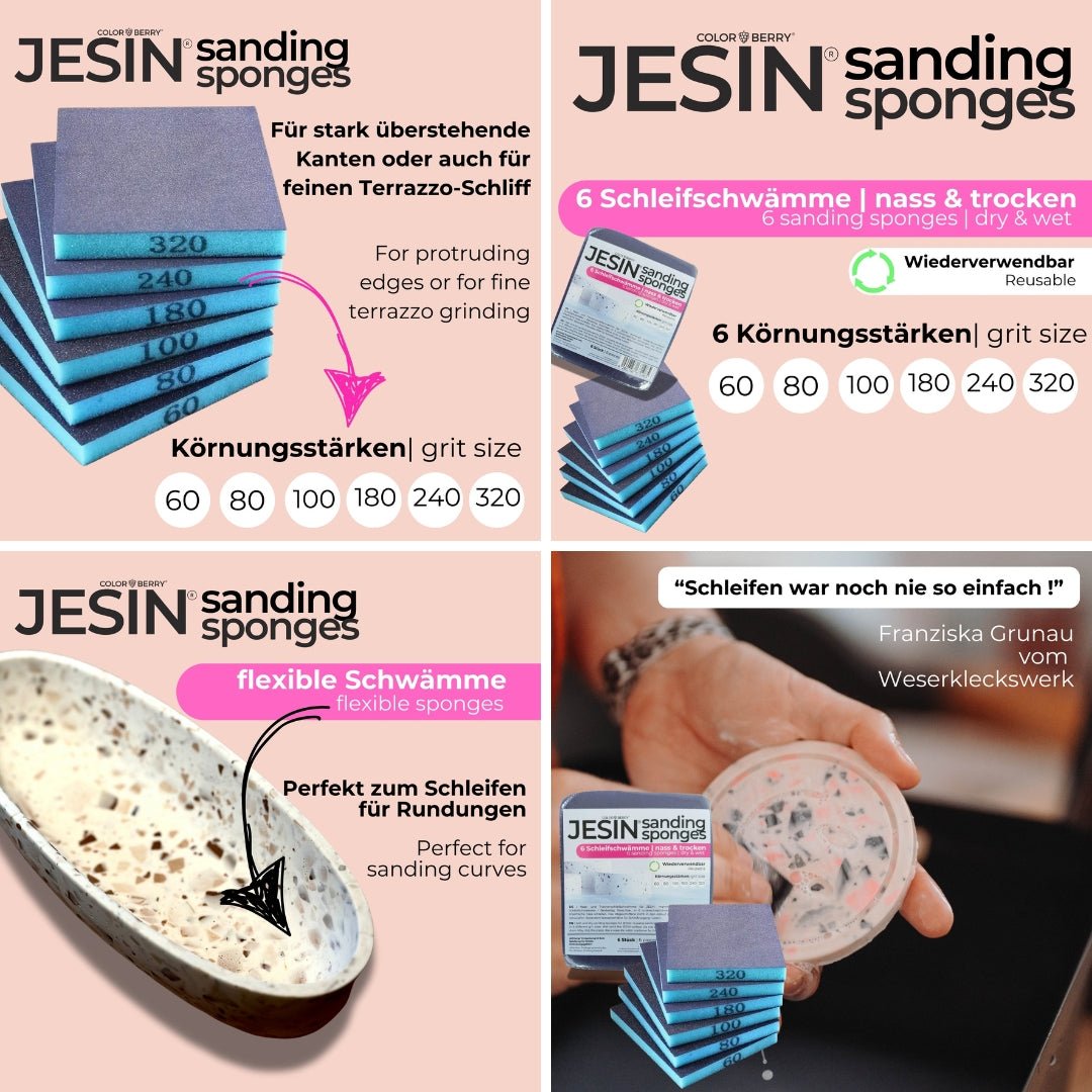 JESIN Terrazzo Tool Set - COLORBERRY &amp; JESIN