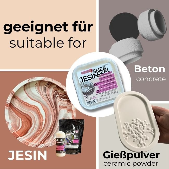 JESIN SHEASEAL - lebensmittelechte Versiegelung für Gießpulver &amp; JESIN (100g) - COLORBERRY &amp; JESIN