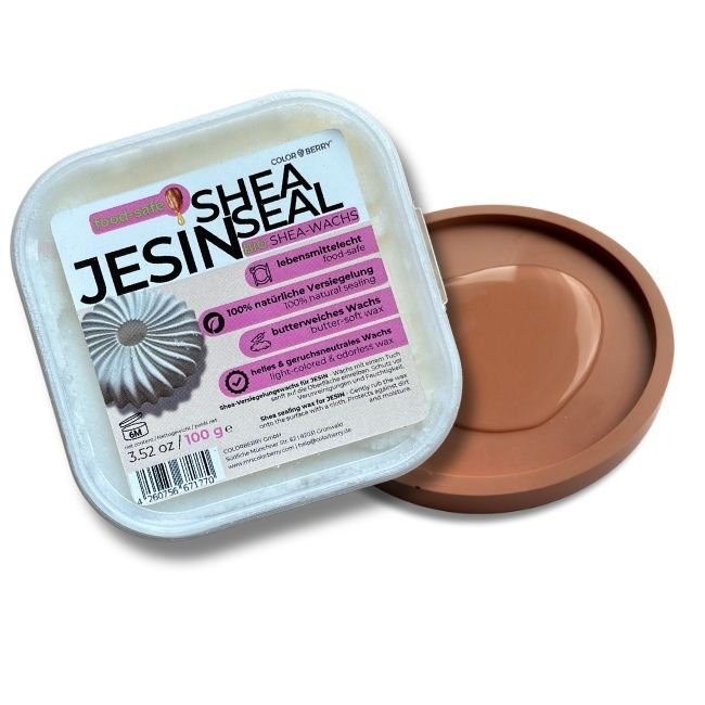 JESIN SHEASEAL - lebensmittelechte Versiegelung für Gießpulver &amp; JESIN (100g) - COLORBERRY &amp; JESIN