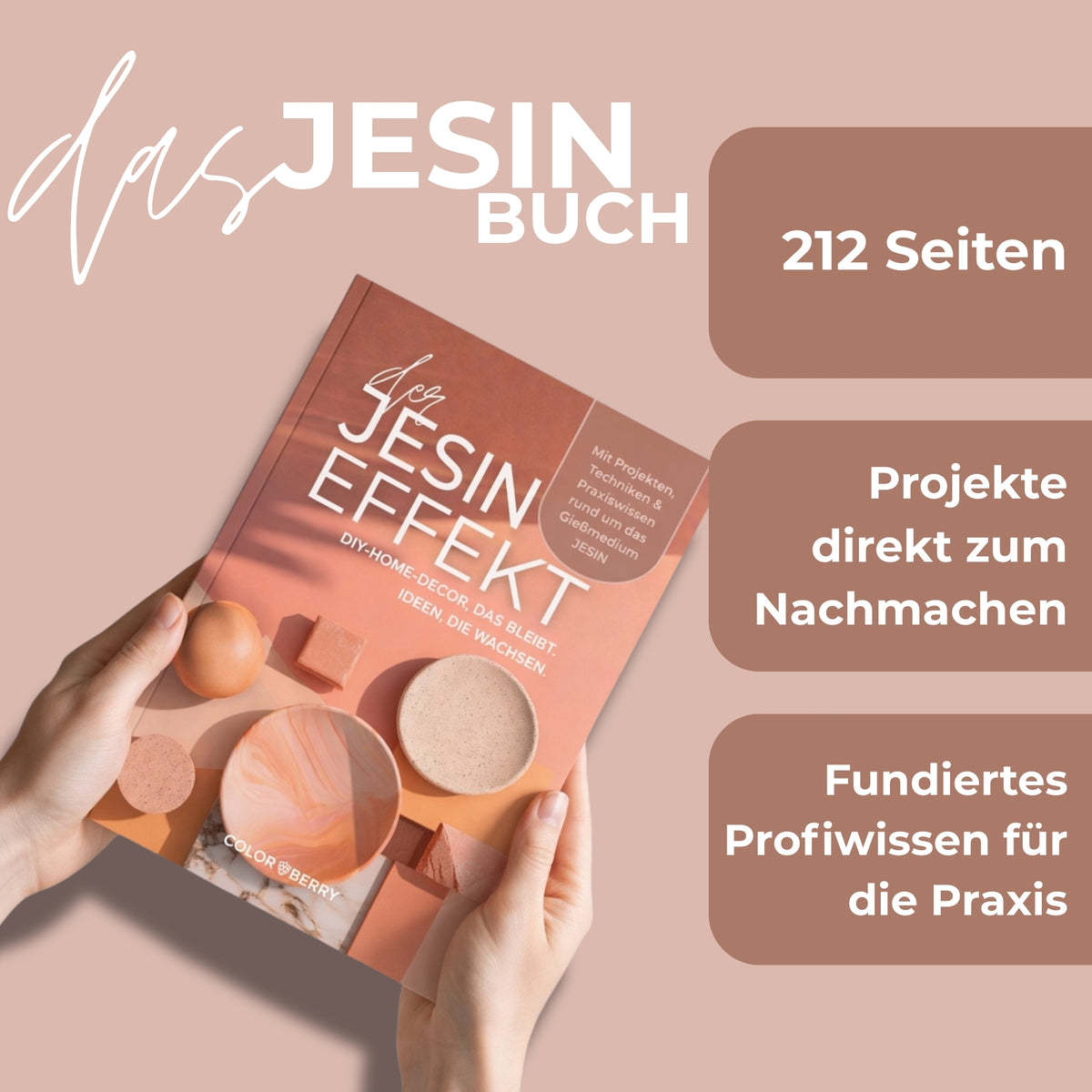 JESIN DIY - Buch - Profi - Wissen, Basics und Projekte - COLORBERRY &amp; JESIN