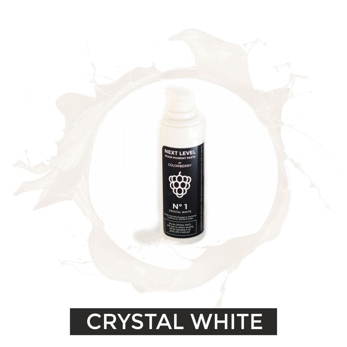 CRYSTAL WHITE PASTE - perfect cells and waves for resin art - 30 ml